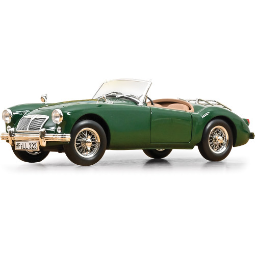 1955 MGA Roadster - British Racing Green 1:18 Scale Diecast Model Car by Norev Main Image