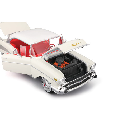1957 Chevrolet Bel Air Coupe - tbc 1:18 Scale Diecast Model Car by Maisto Alt Image 6