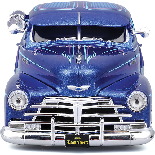 1948 Chevrolet Fleetline Lowriders - Met.Blue 1:24 Scale Diecast Model Car by Maisto Alt Image 3