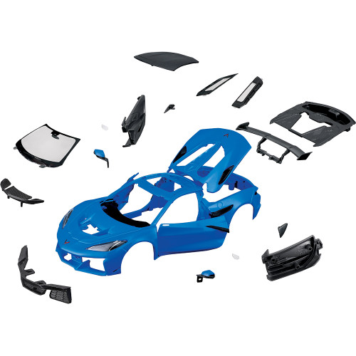Assembly Line 2025 Corvette ZR1 - Blue 1:24 Scale Diecast Model Car by Maisto Alt Image 1