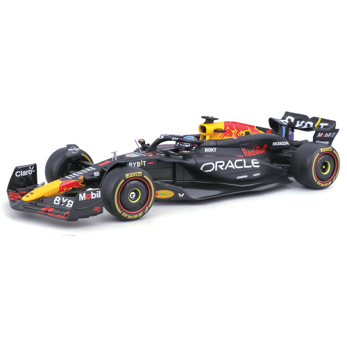 2024 F1 Red Bull RB20 w/helmet - Verstappen #1 1:24 Scale Diecast Model Car by Bburago Main Image