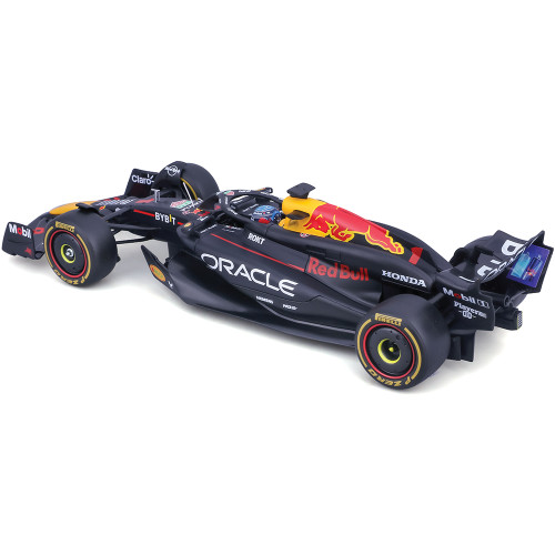 2024 F1 Red Bull RB20 w/helmet - Verstappen #1 1:24 Scale Diecast Model Car by Bburago Alt Image 2