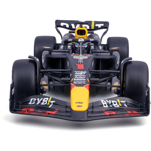2024 F1 Red Bull RB20 w/helmet - Verstappen #1 1:24 Scale Diecast Model Car by Bburago Alt Image 4