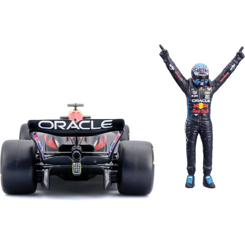 2024 F1 Red Bull RB20 w/Figure - Verstappen #1 1:24 Scale Diecast Model Car by Bburago Alt Image 5
