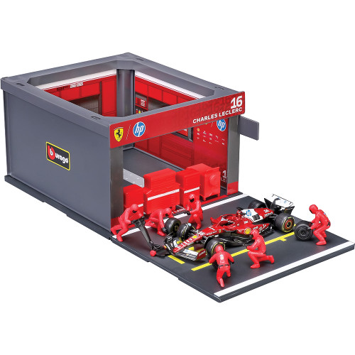 2025 F1 Scuderia Ferrari SF-25 Pit Pass - Leclerc #16 1:43 Scale Diecast Model Car by Bburago Main Image