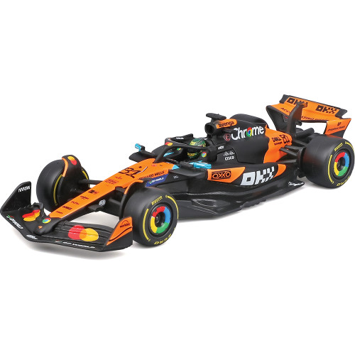 2025 F1 McLaren MCL39 w/helmet - Piastri #81 1:43 Scale Diecast Model Car by Bburago Main Image