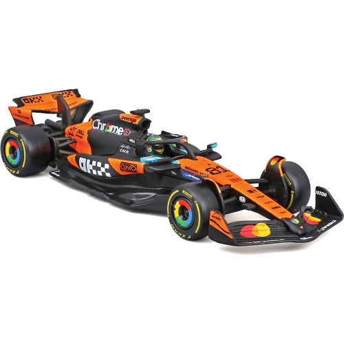 2025 F1 McLaren MCL39 w/helmet Piastri #81 Diecast Model Car | Bburago