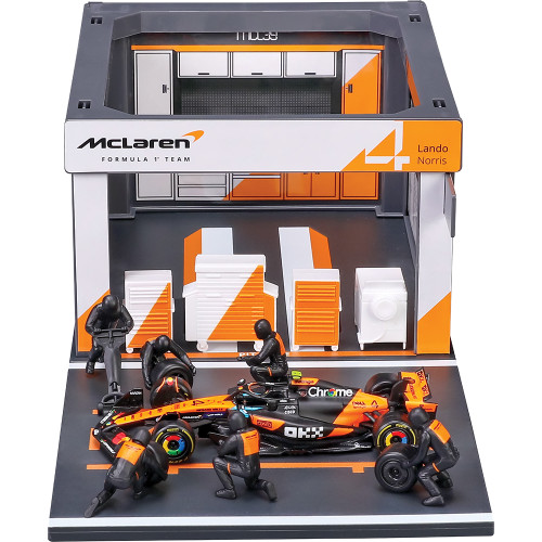2025 F1 McLaren MCL39 Pit Pass - Norris #4 1:43 Scale Diecast Model Car by Bburago Alt Image 2