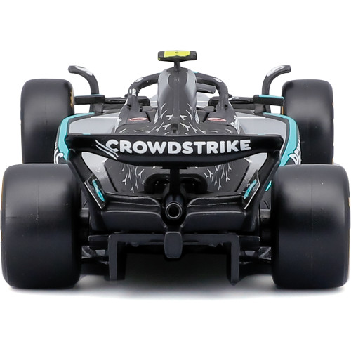 2025 F1 Mercedes W16 w/helmet - Antonelli #12 1:43 Scale Diecast Model Car by Bburago Alt Image 4