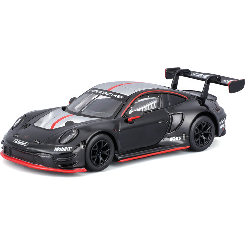 2023 Porsche 911 GT3 R - Black Launch 1:43 Scale Diecast Model Car by Bburago Main Image