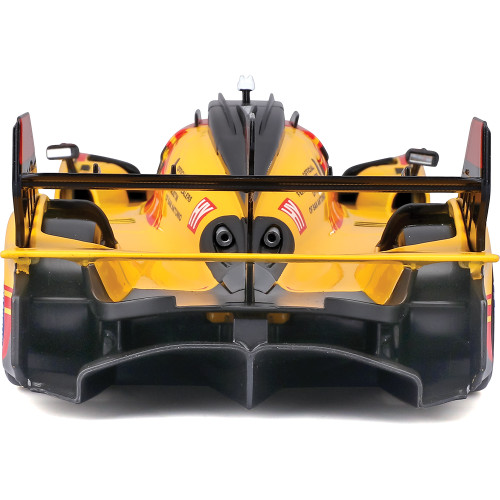 Racing Ferrari 499P 24HLM (2024) - Yellow #83 1:24 Scale Diecast Model Car by Bburago Alt Image 5