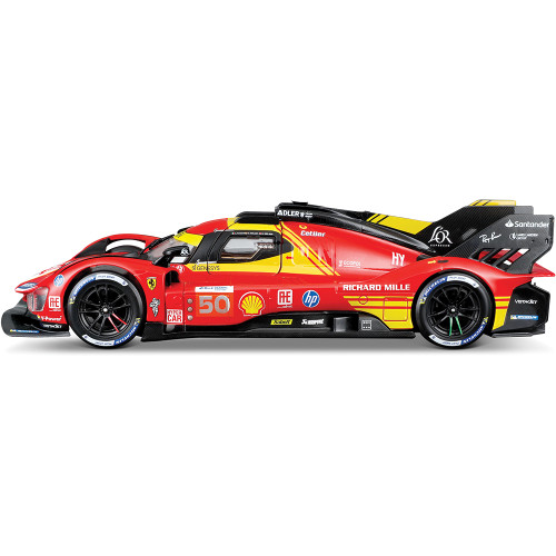 2024 Ferrari 499P LMH Diecast Model Kit - Red #50 1:24 Scale Diecast Model Car by Bburago Alt Image 4