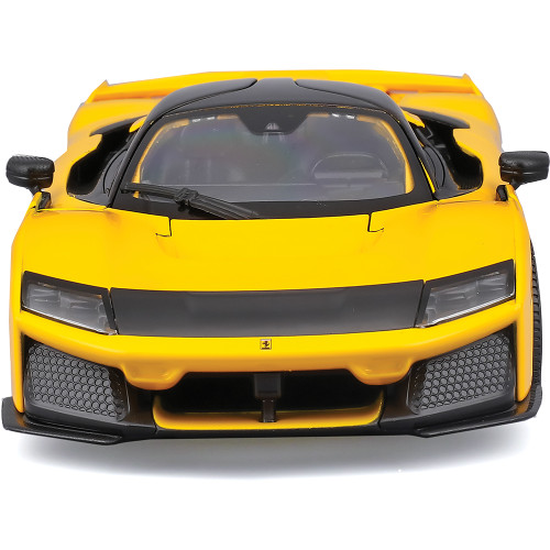 Ferrari R&P F80 - Yellow 1:24 Scale Diecast Model Car by Bburago Alt Image 3