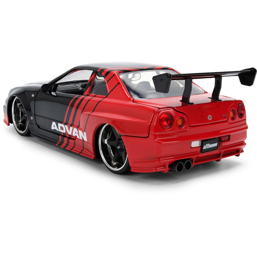 2002 Nissan Skyline GT-R (R34) 1:24 Scale Diecast Metal by Autoworks Alt Image 4