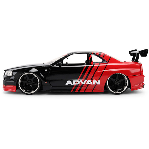 2002 Nissan Skyline GT-R (R34) 1:24 Scale Diecast Metal by Autoworks Alt Image 6