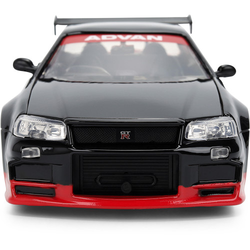 2002 Nissan Skyline GT-R (R34) 1:24 Scale Diecast Metal by Autoworks Alt Image 7