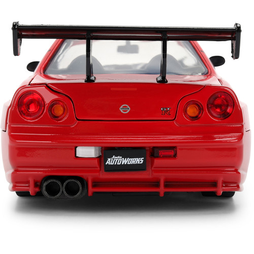 2002 Nissan Skyline GT-R (R34) 1:24 Scale Diecast Metal by Autoworks Alt Image 8