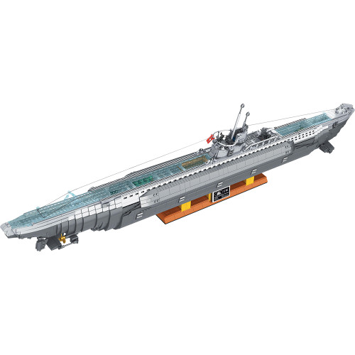 U-BOAT 'DAS BOOT' Brick Kit 1:56 Scale  by Revell Alt Image 1