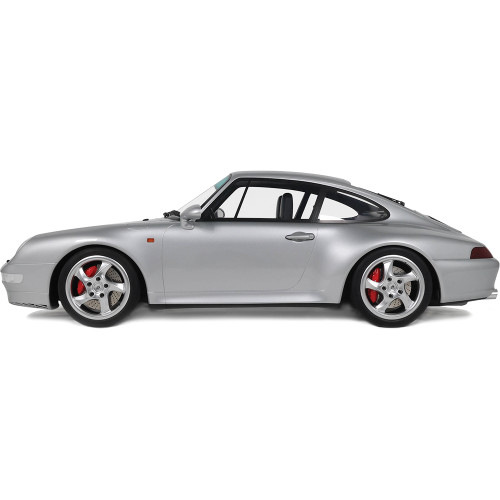 1995 PORSCHE 911 [993] CARRERA 4S - SILVER 1:8 Cast Resin by GT Spirit Alt Image 4