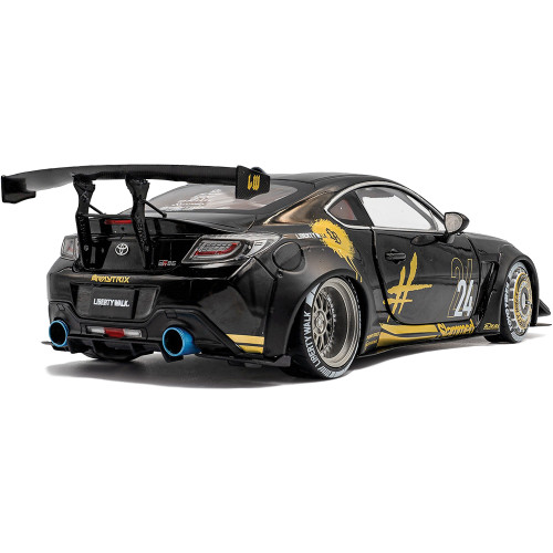 2024 Toyota GR86 Liberty Walk Body Kit Black & Gold | Solido
