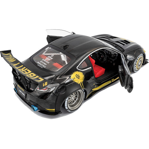 2024 Toyota GR86 Liberty Walk Body Kit Black & Gold | Solido