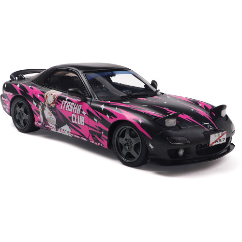 1999 Mazda RX7 Fd3Rs Solido Works Itasha Club Pink 1:18 Scale Diecast Metal by Solido Alt Image 4