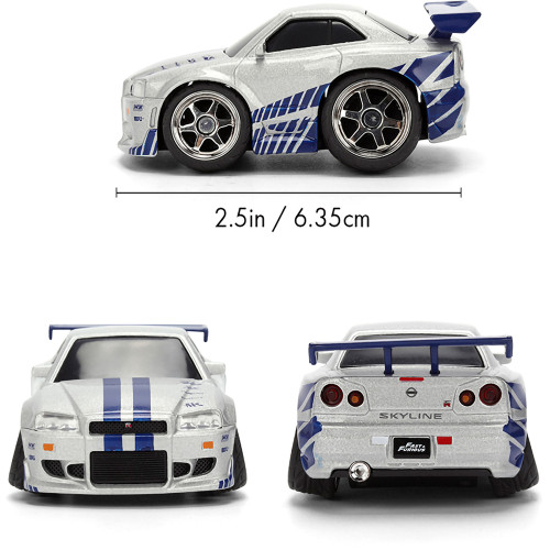 1999 Nissan Skyline GT-R (R34) Fast & Furious Small Blocks 1:43 Scale Diecast Metal by Small Blocks Alt Image 7
