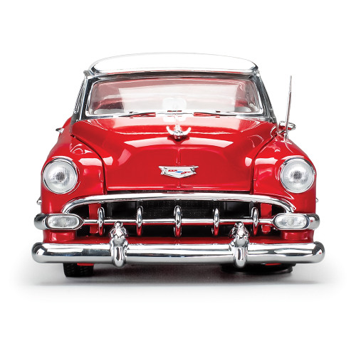 1954 Chevrolet Bel Air Hard Top Coupe Lowrider - Red 1:18 Scale Diecast Model Car by Sunstar Alt Image 5