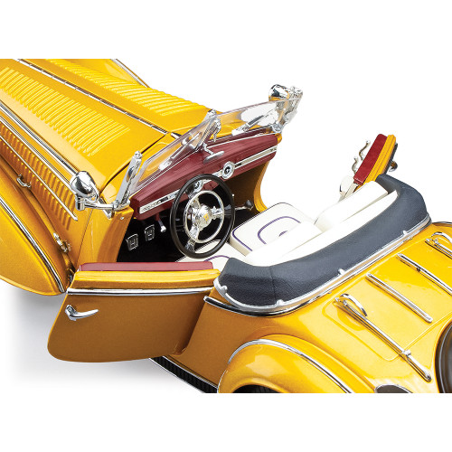 1939 Horch 855 Roadster - Gold 1:18 Scale Diecast Metal by Sunstar Alt Image 8