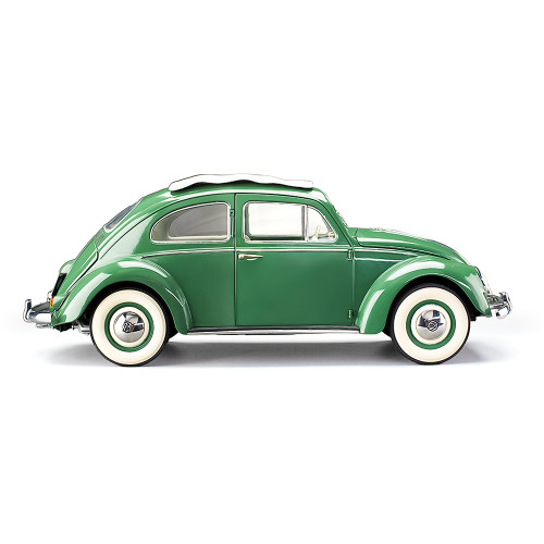 1950 Volkswagen Beetle Saloon Opening Roof - Green 1:12 Scale Diecast Metal by Sunstar Alt Image 6