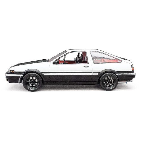 Toyota Sprinter Trueno GT Apex (AE86) - White/Black 1:24 Scale Diecast Metal by Sunstar Alt Image 3