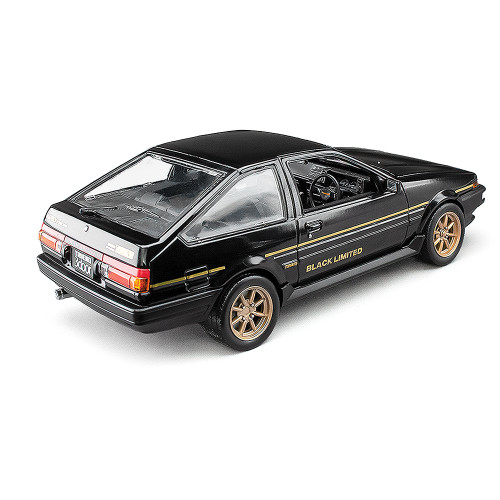 Toyota Sprinter Trueno GT Apex (AE86) - Black Limited 1:24 Scale Diecast Metal by Sunstar Alt Image 1