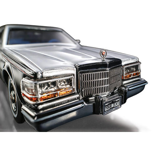 1980 Cadillac Seville - Sable Black / Sheffield Gray Firemist 1:64 Scale Diecast Metal by Sunstar Alt Image 5