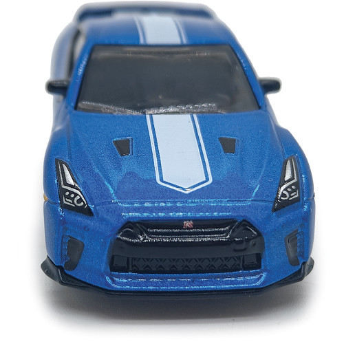 Nissan GT-R - Blue 1:64 Scale Diecast Model Car by MSZ Alt Image 3