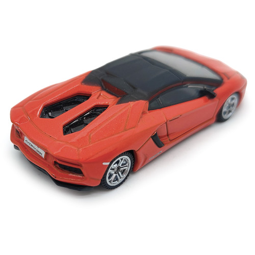 Lamborghini Aventador  Roadster - Orange 1:64 Scale Diecast Model Car by MSZ Alt Image 1