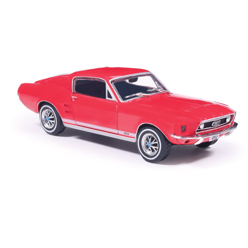1967 Ford Mustang GTA Fastback - Candyapple Red 1:64 Scale Diecast Model Car by IXO Models Alt Image 2