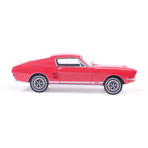 1967 Ford Mustang GTA Fastback - Candyapple Red 1:64 Scale Diecast Model Car by IXO Models Alt Image 7
