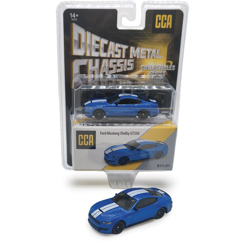 Ford Shelby - Blue 1:64 Scale Diecast Model Car by CCA Alt Image 2