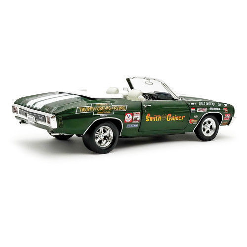1970 Chevrolet Chevelle Convertible SS - Smith & Gainer NHRA 1975 Winter Nationals Champion 1:18 Scale  by Acme Alt Image 1