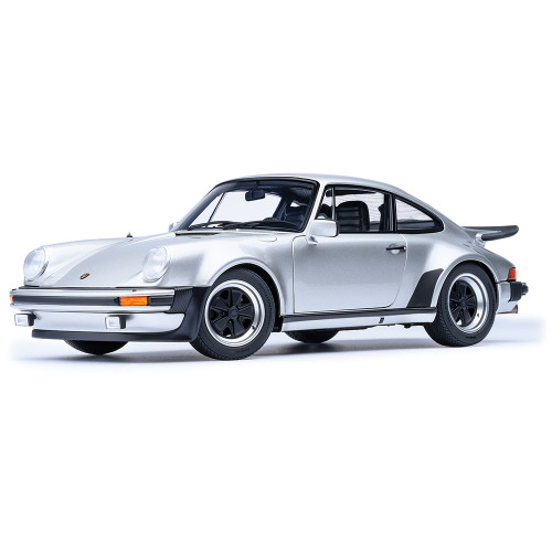 Porsche 911 (930) Turbo 3.0 - Silver 1:18 Scale Diecast Metal Composite by AutoArt Main Image
