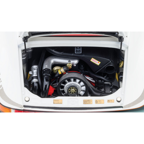 Porsche 911 (930) Turbo 3.0 - Grand Prix White w/Turbo Stripes 1:18 Scale Diecast Metal Composite by AutoArt Alt Image 7