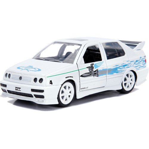 FAST & FURIOUS TWIN PACK JESSE's VW Jetta & JOHNNY's Honda S2000 1:32 Scale Diecast Metal by Jada Alt Image 3