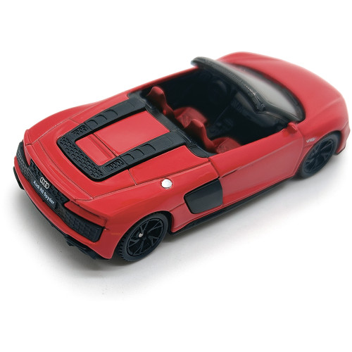 Audi R8 Spyder - Red 1:58 Scale Diecast Model Car by CCA Alt Image 1