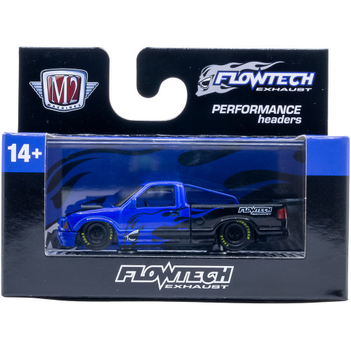 1995 Chevrolet S10 Race Truck - Blue 1:64 Scale Diecast Metal by M2 Machines Alt Image 2