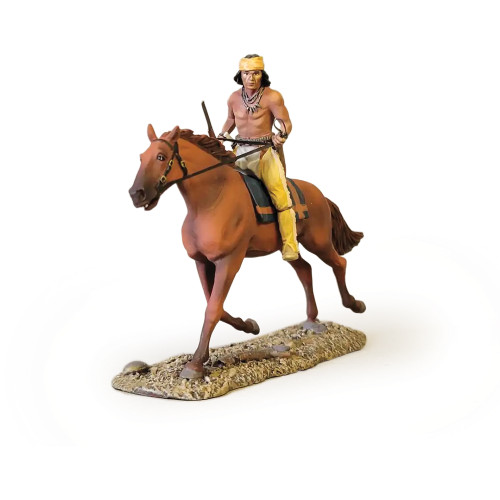 Mounted Apache Warrior with Rifle 1/30 Figure 1:30 Scale  by William Britain Main Image