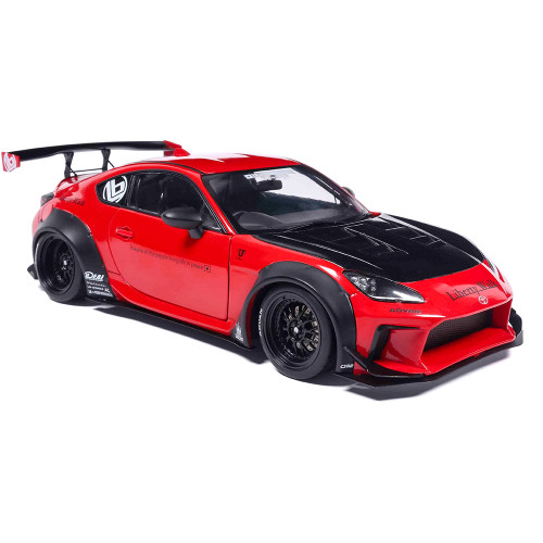 2024 Toyota GR86 Liberty Walk Body Kit - Red 1:18 Scale Diecast Model Car by Solido Alt Image 3