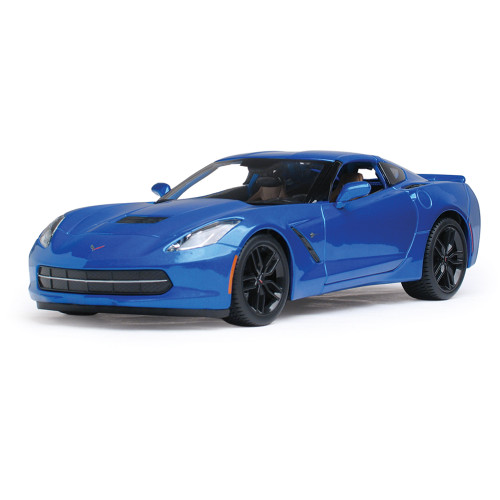 2014 Corvette Stingray Z51 - blue 1:18 Scale Diecast Model by Maisto Main Image