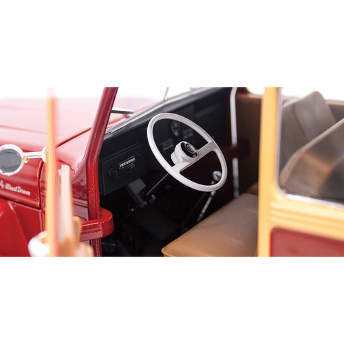 1955 Willys Jeep 4x4 Wagon - red woody Alt Image 6