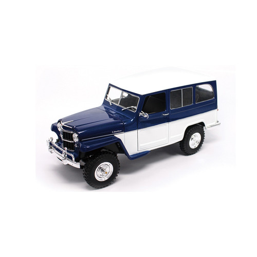 1955 Willys Jeep 4x4 Utility Wagon - blue Main Image