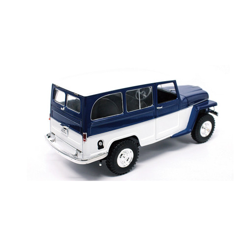 1955 Willys Jeep 4x4 Utility Wagon - blue Alt Image 2